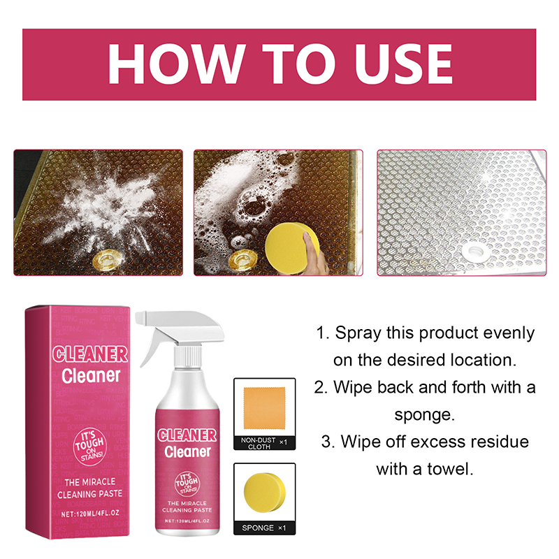 🔥The latest cleaning marvel🔥Multi-Purpose Kitchen Cleaner Set | Buy 2 Get 1 Free