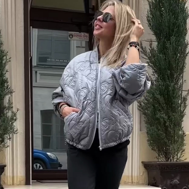 🧥 Cozy Warmth, Effortless Style!-Women's Casual Quilted Oversized Jacket