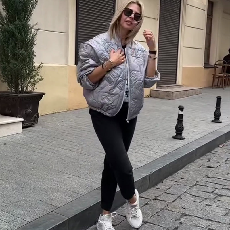 🧥 Cozy Warmth, Effortless Style!-Women's Casual Quilted Oversized Jacket