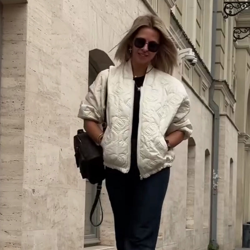 🧥 Cozy Warmth, Effortless Style!-Women's Casual Quilted Oversized Jacket