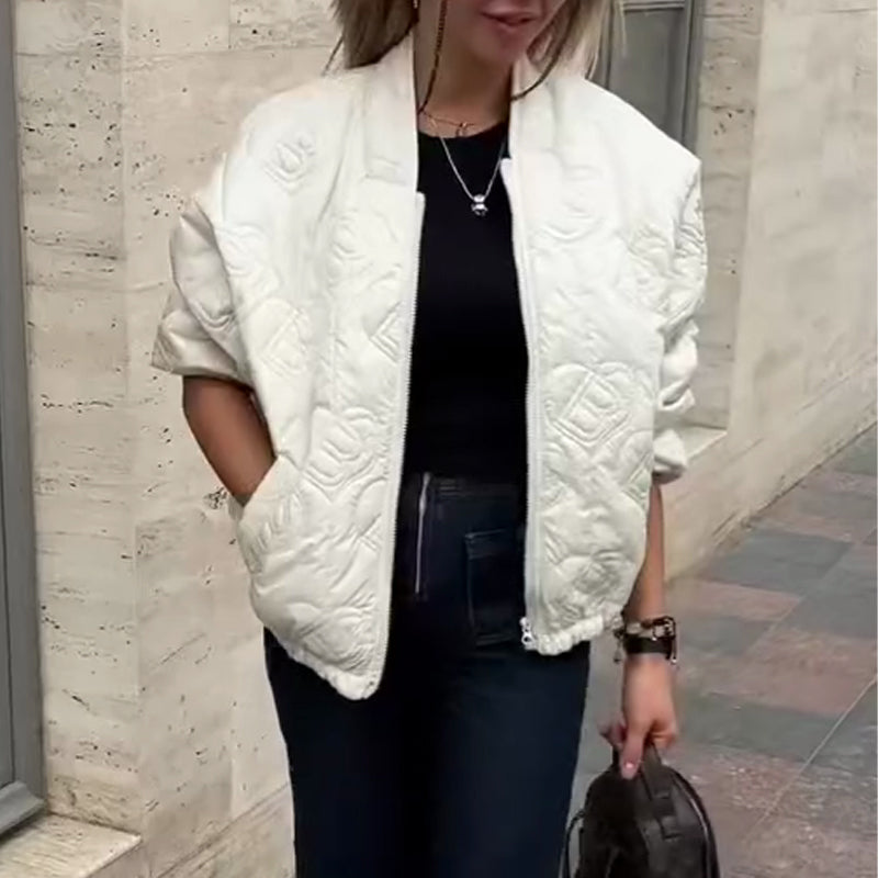 🧥 Cozy Warmth, Effortless Style!-Women's Casual Quilted Oversized Jacket