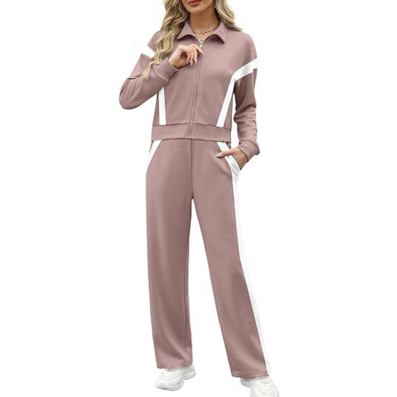 💥Limited-time offer: 50% off-Stylish Jacket & Wide Leg Pants 2-Piece Set-Warm and stylish