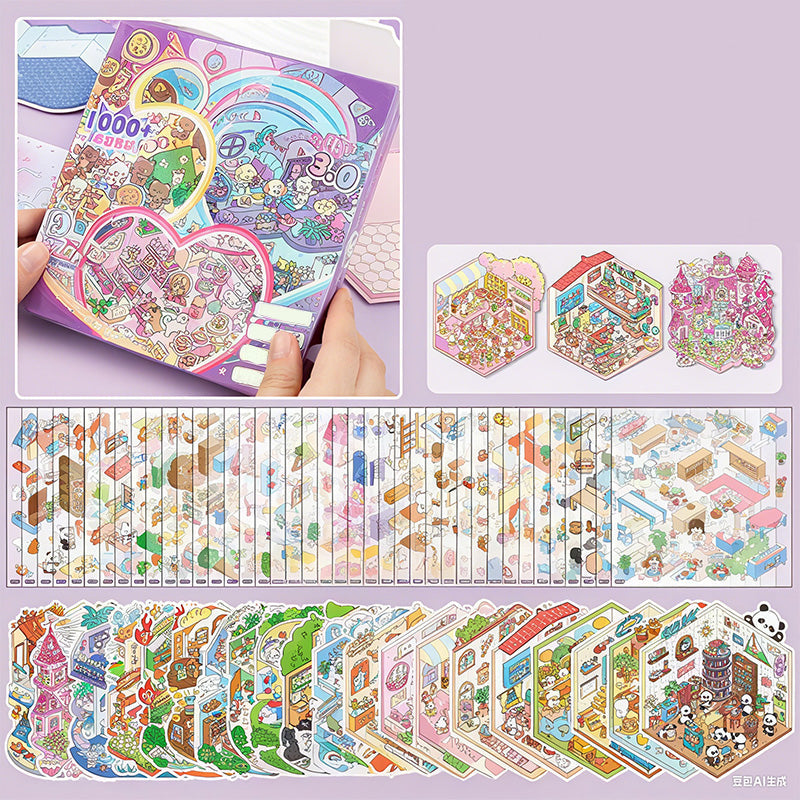 3D Scenery DIY Sticker Kit