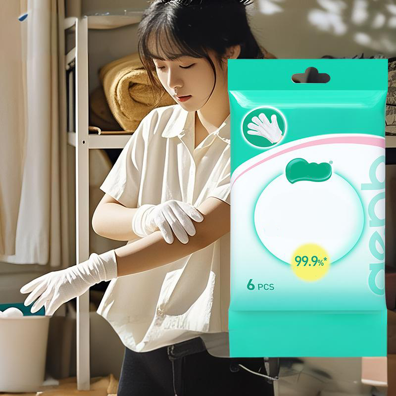 Disposable Hygienic Wipe Gloves for Body, Face