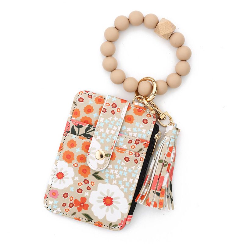 🎁Christmas Gifts Special Offer - 50% OFF🌸 Women’s Boho Style Card Bag with Beaded Bracelet & Tassel Keychain💓