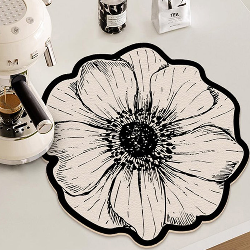 💥Limited-time offer: 50% off-Flower-Shaped Dish Drying Mat for Kitchen Counter