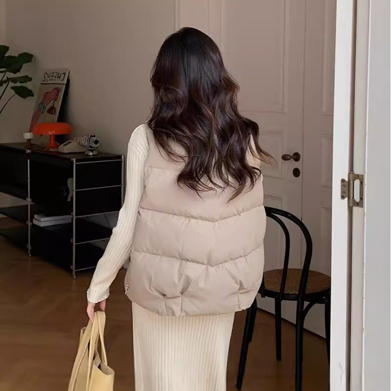❄️Autumn and Winter Special Offers-Women's Loose Stand Collar Outerwear Vest