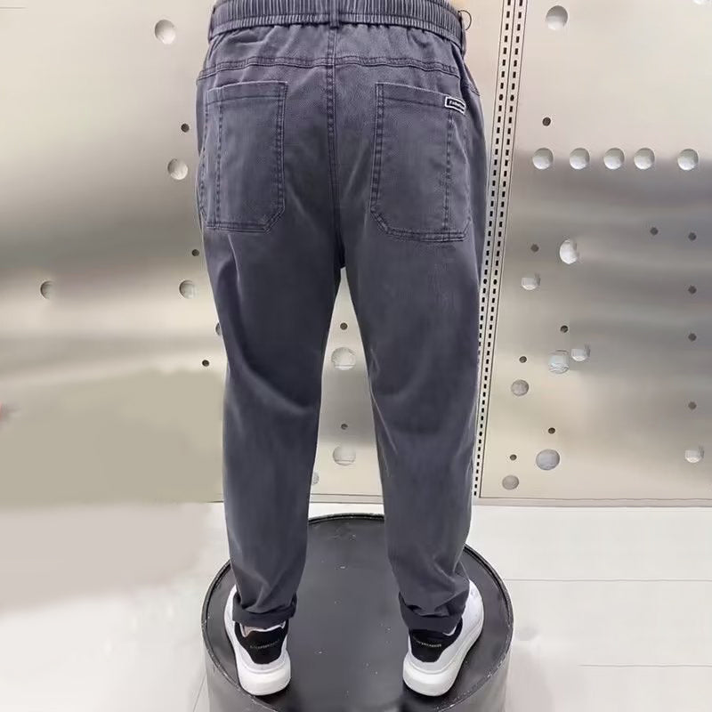 💥Limited-time offer: 50% off-Men's Elastic Drawstring Jeans with Six Pockets
