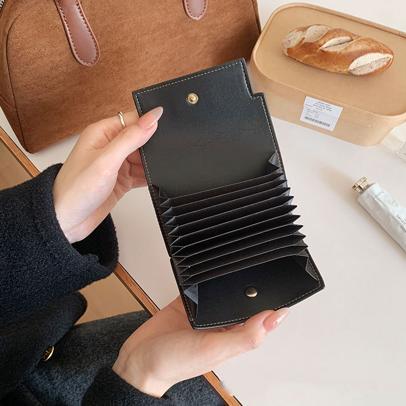 🔥Limited-time offer: 50% off-Women's Stylish Snap Closure Card Holder