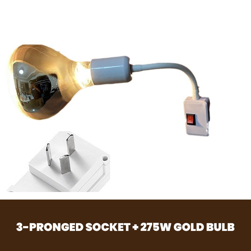☀️Warm your home-High Power Bath Light Socket with Switch