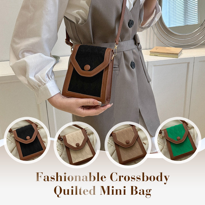 💼The latest exquisite compact handbag-Women's Fashionable Crossbody Quilted Mini Bag