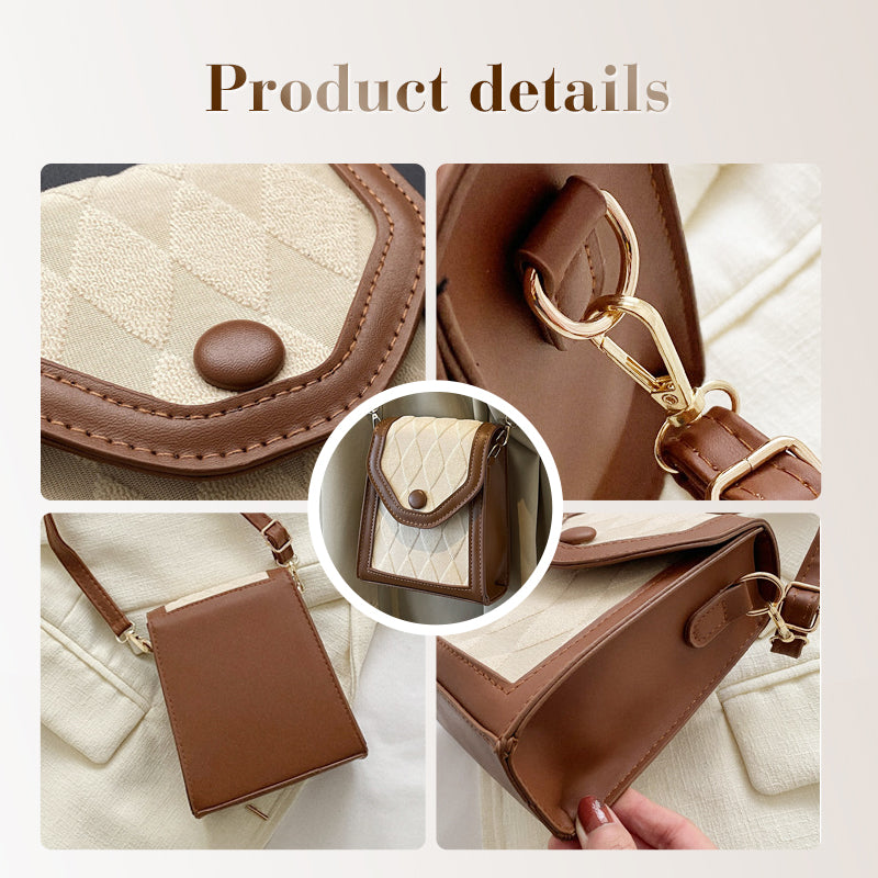 💼The latest exquisite compact handbag-Women's Fashionable Crossbody Quilted Mini Bag