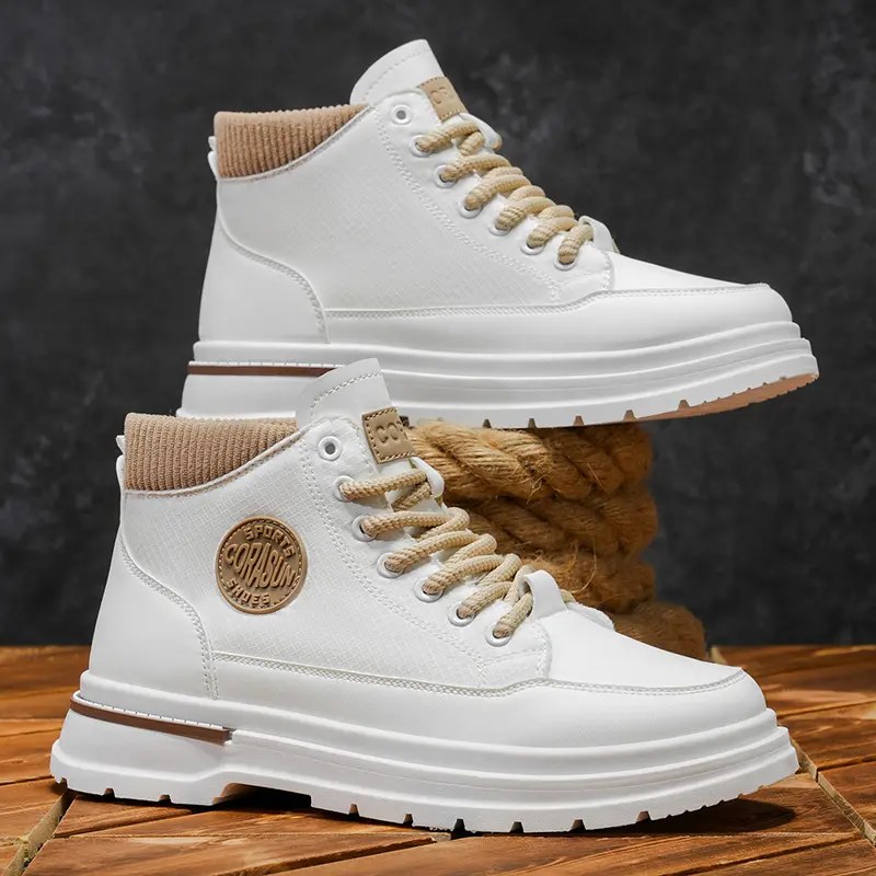 🔥Best-selling-Men’s Fashion Mid Top Color Contrasting Shoes