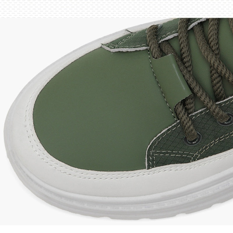 🔥Best-selling-Men’s Fashion Mid Top Color Contrasting Shoes
