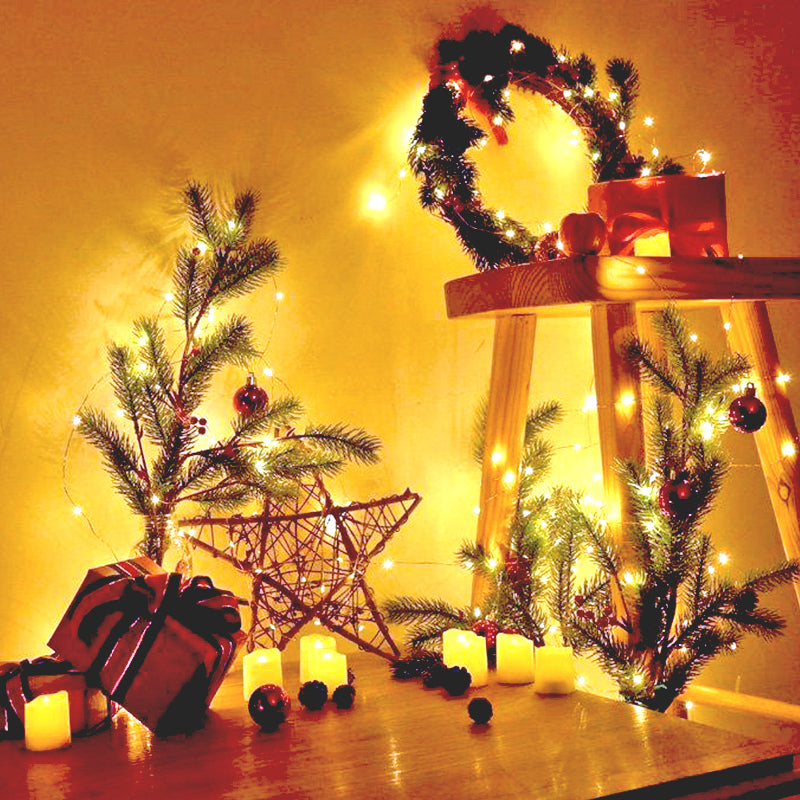 🎅Christmas Sale: 50% Off-Solar & Battery-Powered Vine String Lights