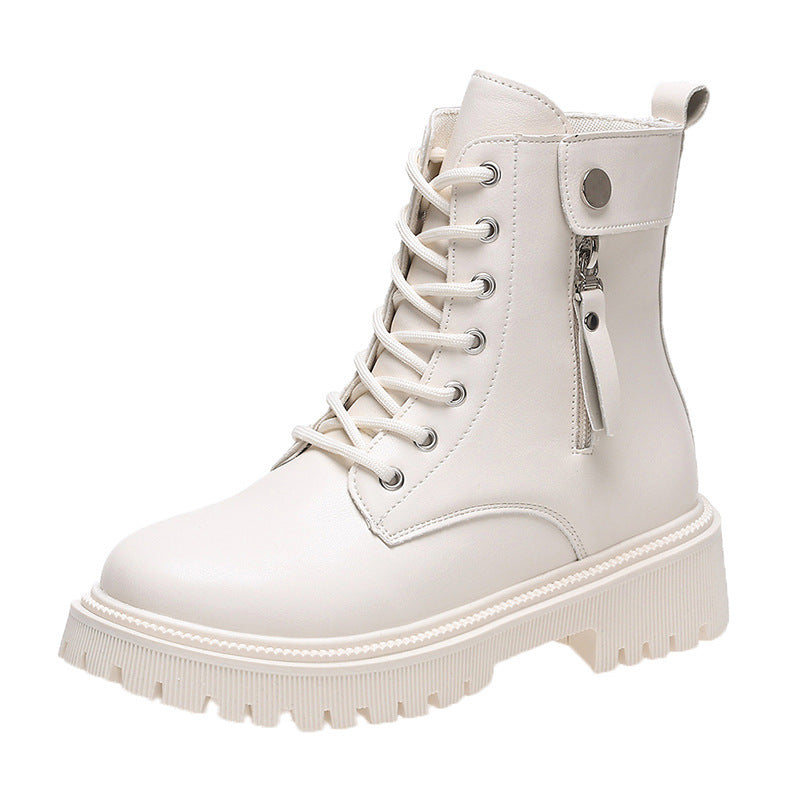 🔥Limited-time offer: 50% off-Women's Combat Ankle Boots with Side Zipper