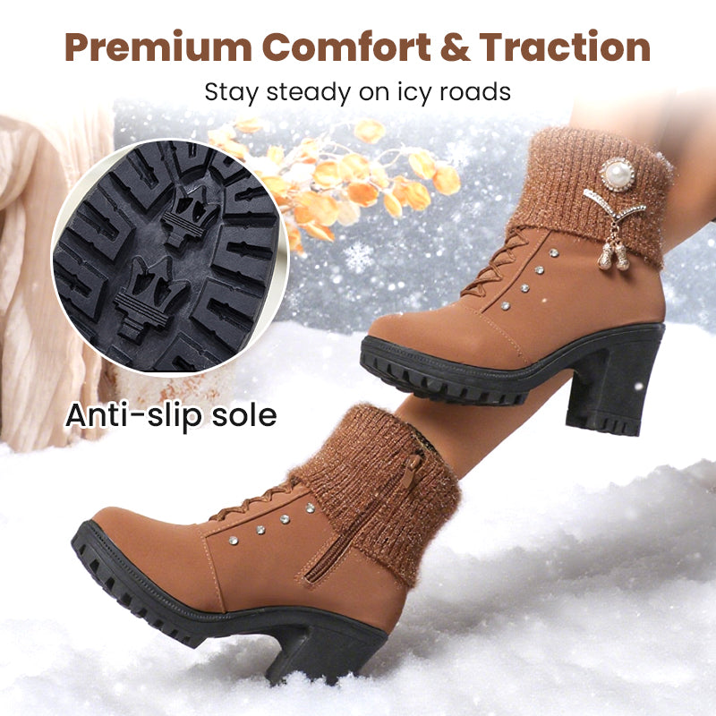 👢High-quality women's boots-Women's Thick Warm Chunky Heel Boots🔥HOT SALE-59% OFF