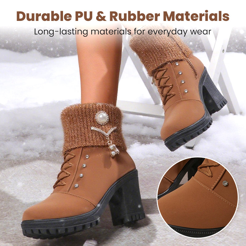 👢High-quality women's boots-Women's Thick Warm Chunky Heel Boots🔥HOT SALE-59% OFF