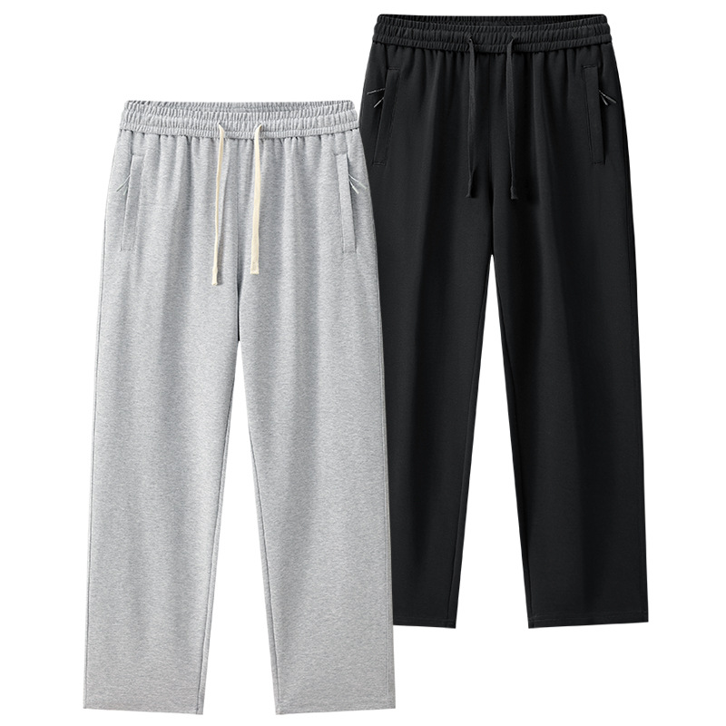 Stylish Casual Pants with Elastic Waistband & Drawstring