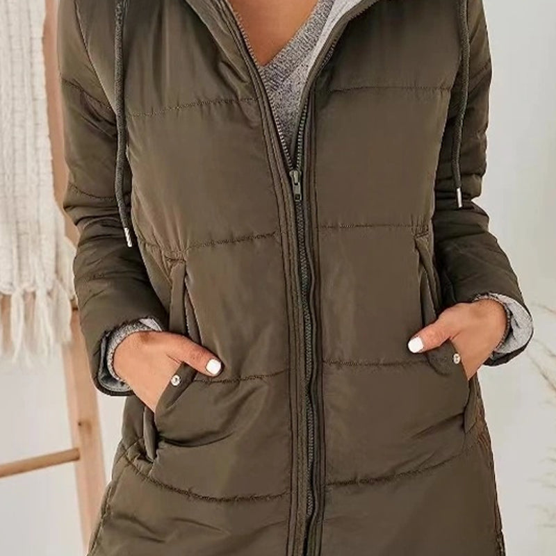 š„Limited-time offer, while stocks lastš„Solid Color Hooded Slim Fit Jacket