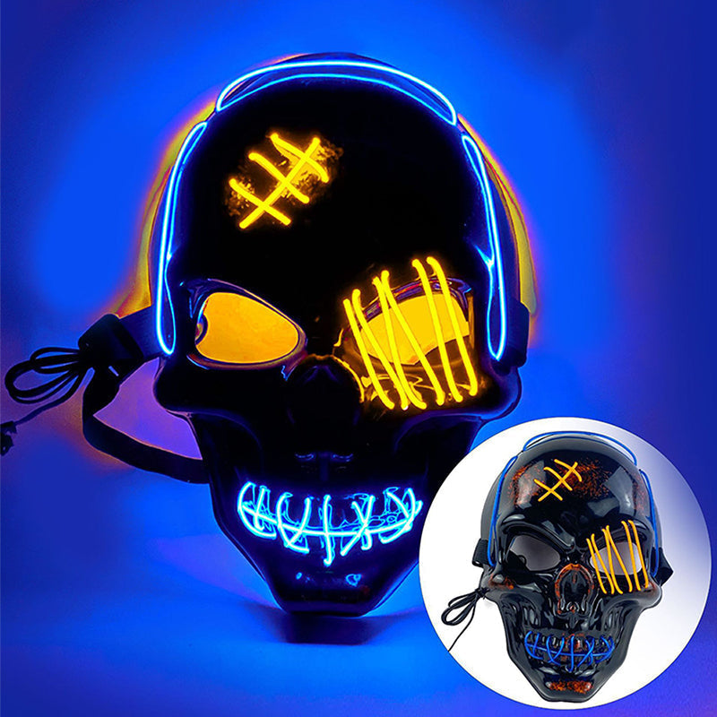 💀 LAST DAY SALE 50% OFF 🔥 Halloween LED Skull Mask -👏Most Popular in 2025!