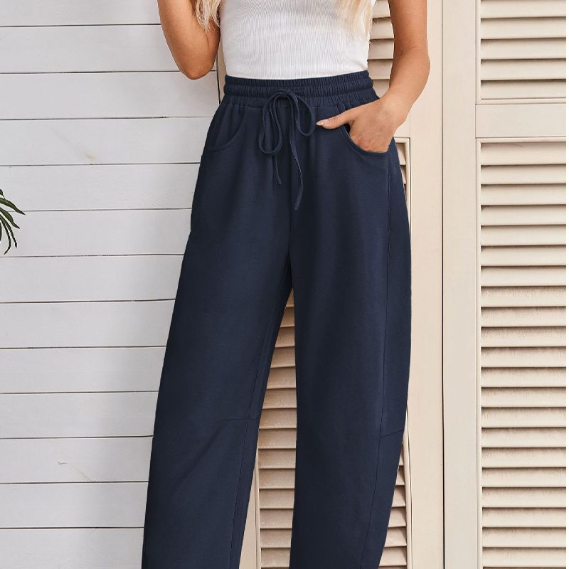 🔥Hot Sale Offer: 50% Off-Drawstring Pocket Capri Sweatpants