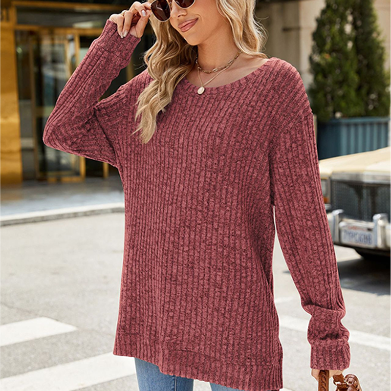 🔥Limited-time offer-Women's Soft Knit Oversized Tunic Sweater