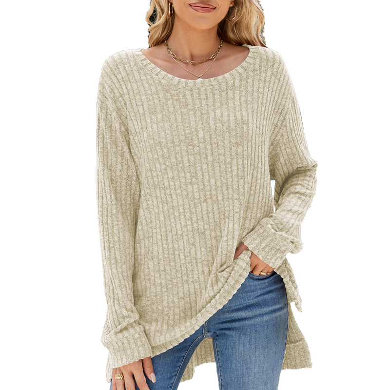 🔥Limited-time offer-Women's Soft Knit Oversized Tunic Sweater