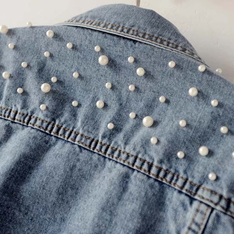 Women’s Fashion Button-up Denim Jacket
