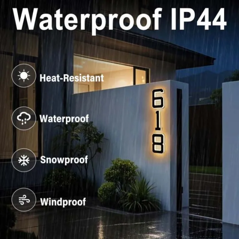 🏠✨Waterproof LED House Numbers for Outside (55% OFF🔥)