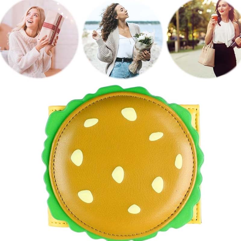 Cute Burger RFID Wallet for Women