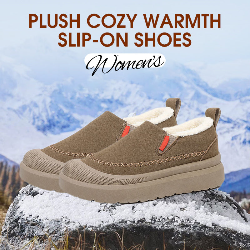 Women's Plush Cozy Warmth Slip-On Shoes