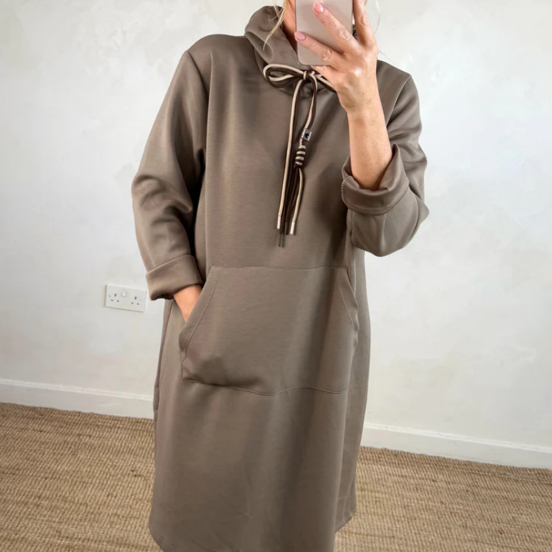🔥New arrivals offer-Women's Oversized Long Hoodie Dress with Pockets