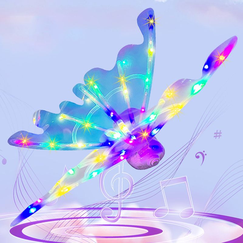 🎄2025 Christmas Hot Sale🎁Rechargeable Electric Fairy Wings with LED Lights and Music🧚♀️