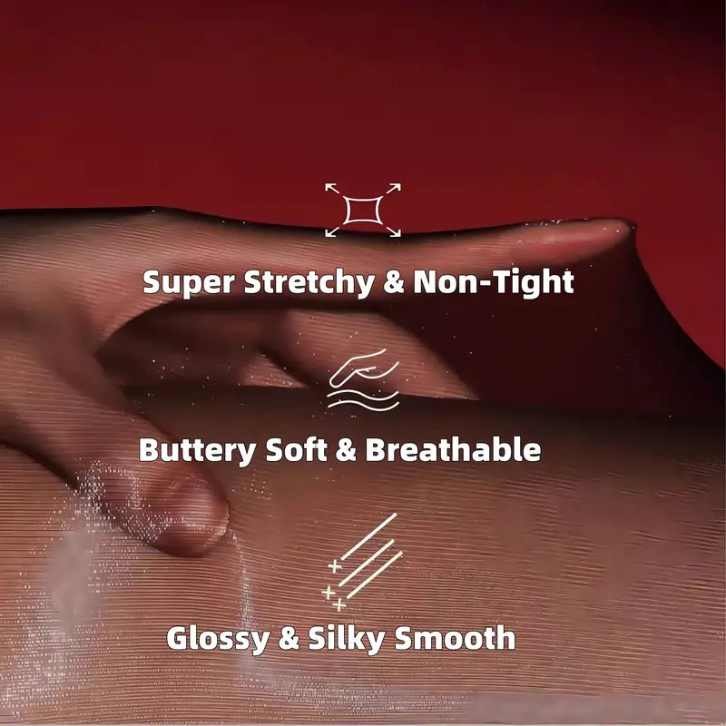 Shiny Sheer Pantyhose for Women
