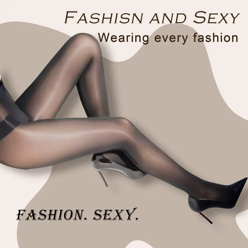 Shiny Sheer Pantyhose for Women
