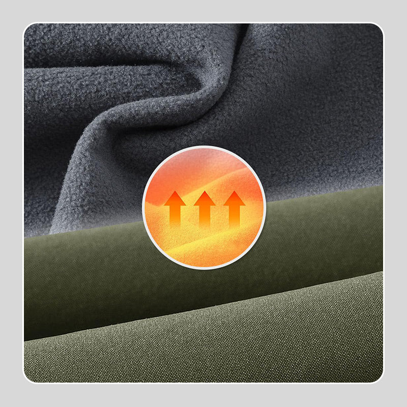 đWindproof Waterproof Warm Elastic Waist Hiking Pants