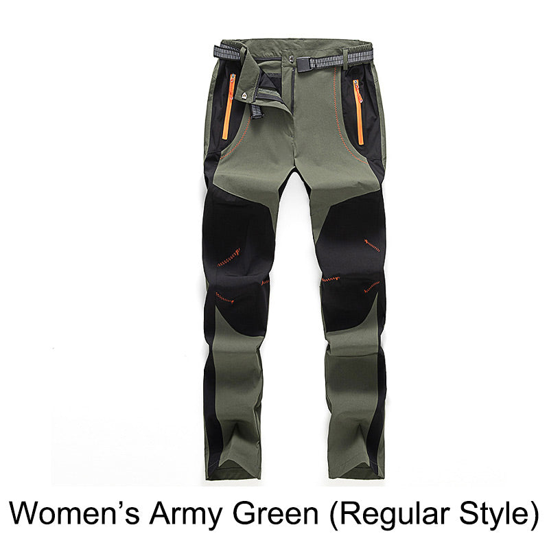 đWindproof Waterproof Warm Elastic Waist Hiking Pants