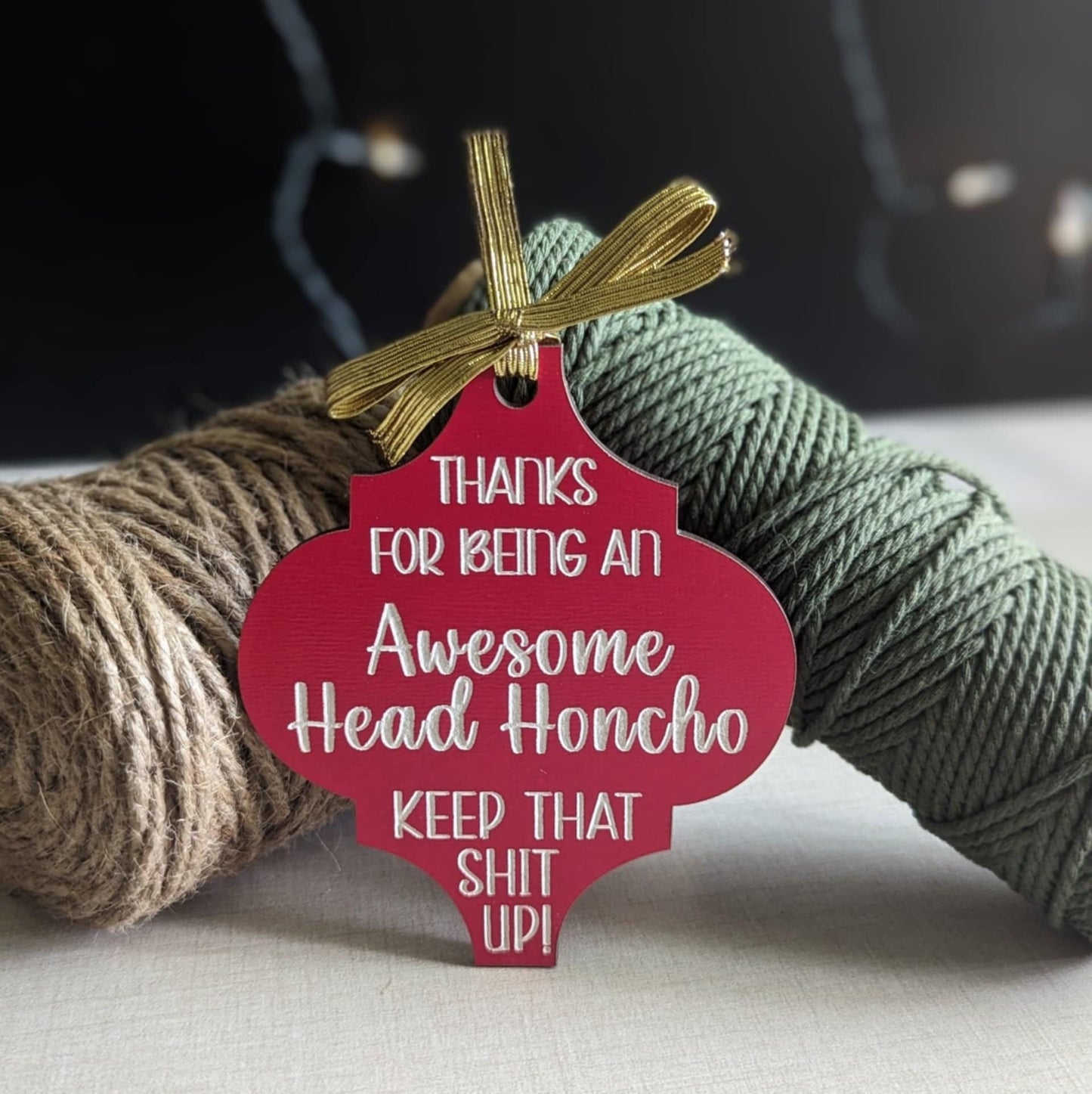 Handcrafted wooden ornament🎄Funny Christmas Ornament Gift🎁