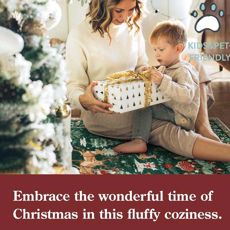 Soft Non-Slip Christmas Rug For Home Decor
