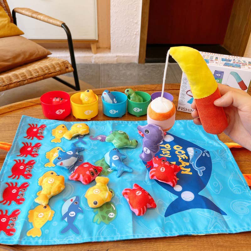 🐟 2-in-1 Magnetic Fishing & Stacking Cup Toy for Toddlers – Fun Meets Learning!