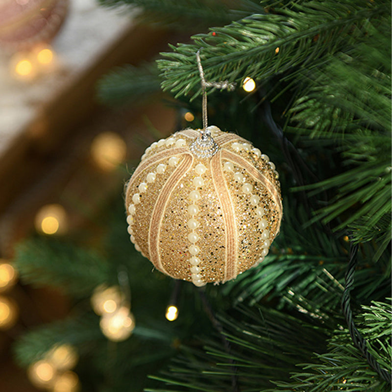 Sequin Shatterproof Christmas Ball Ornaments
