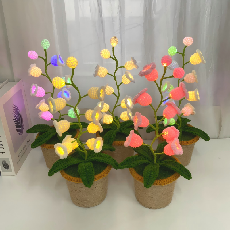 ✨LAST DAY PROMOTION - 50%OFF✨Lily Glow Crochet Lamp