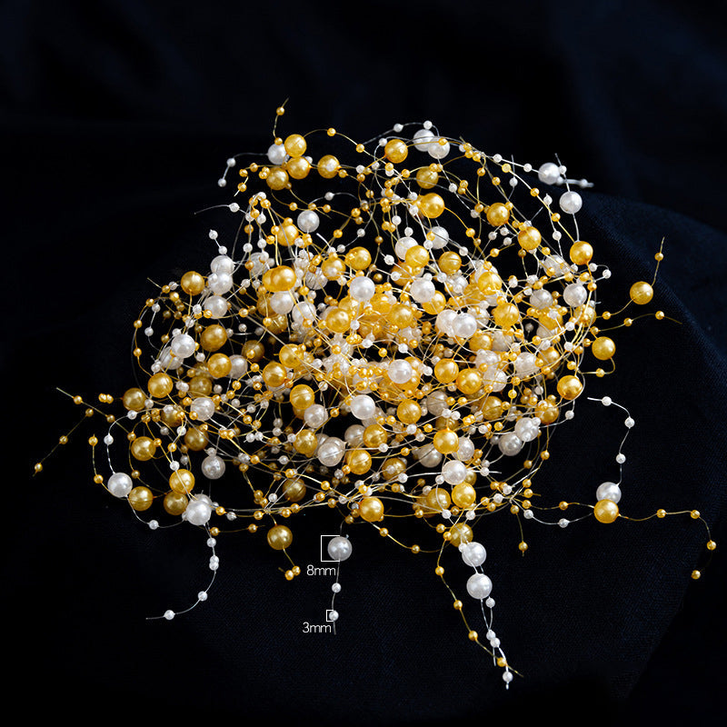 🎄Artificial Pearl Bead Garland for Christmas Tree