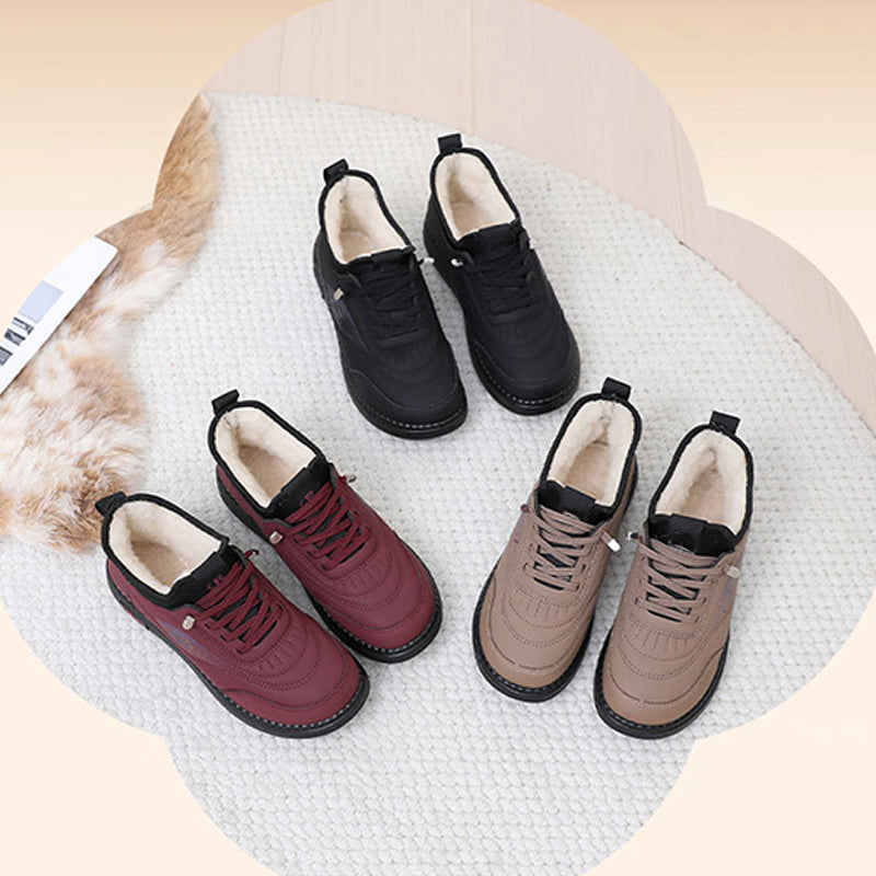 Women's Soft Sole Plush-Lined Winter Shoes