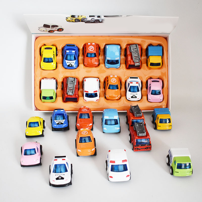 š„Hot Sale Offers-12-Piece Mini Alloy Pull-Back Car Set