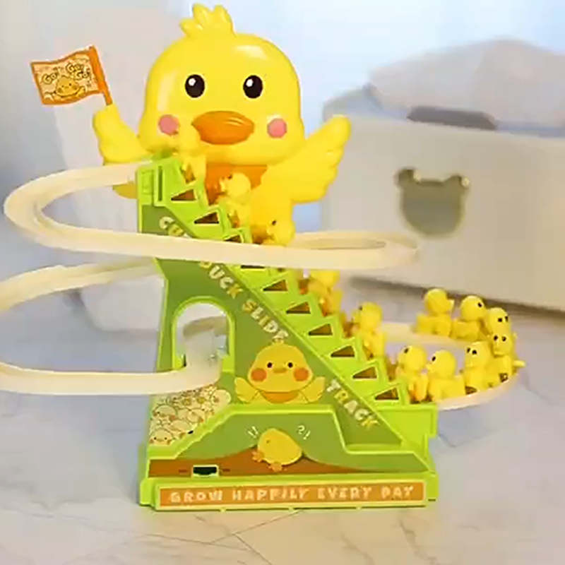 🔥Hot Sale Offers-Electric Duck Climbing Stairs Track Toy