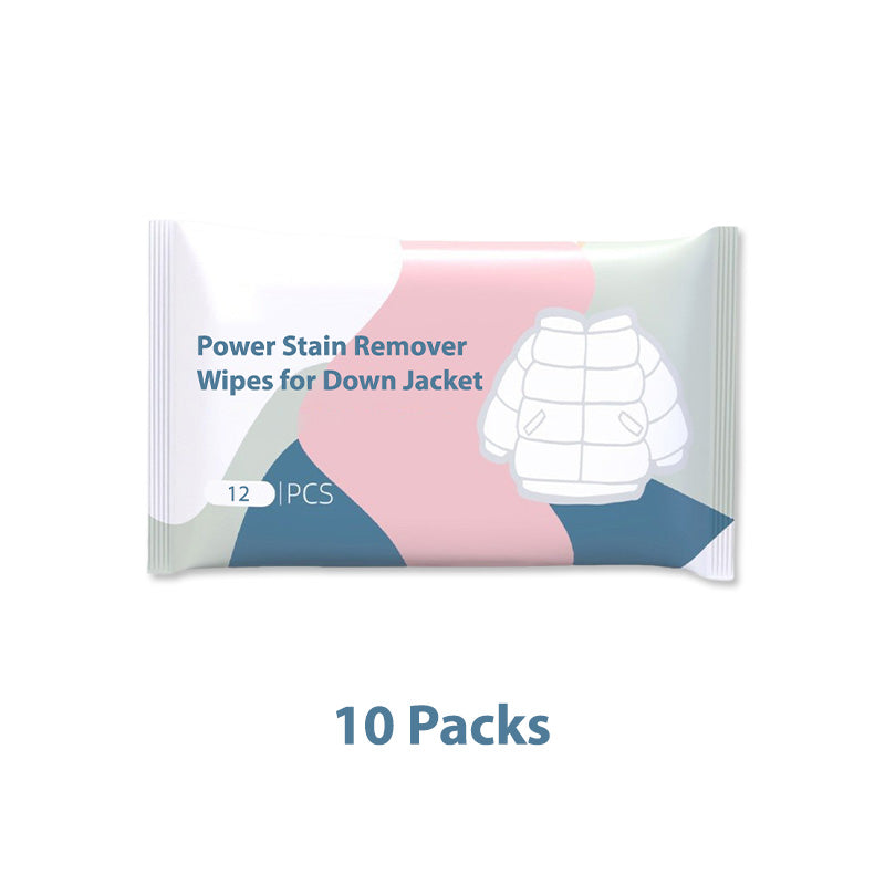 Power Stain Remover Wipes for Down Jacket