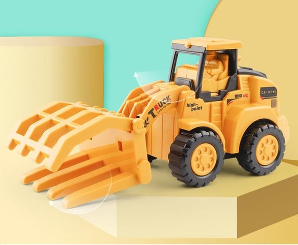 Push & Go Bulldozer Excavator Toy Car