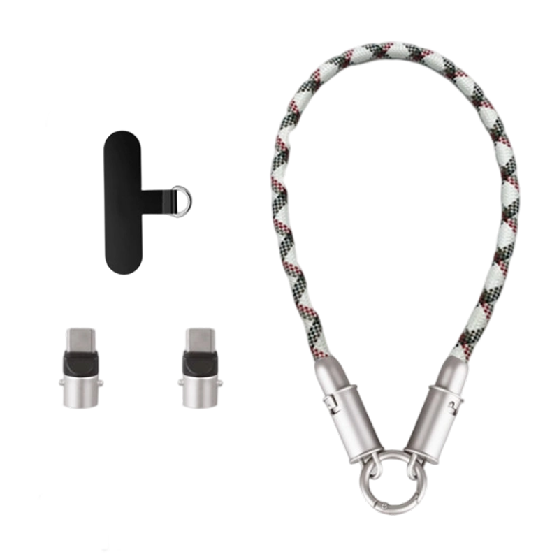 2-in-1 Phone Lanyard with Built-in Charging Cable